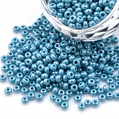 8/0 Czech Opaque Glass Seed Beads SEED-N004-003A-16-1