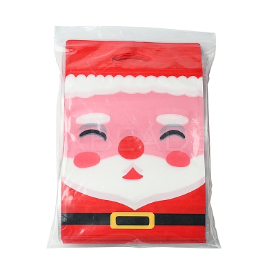 Christmas Theme Rectangle Plastic Zip Top Candy Storage Bags OPP-FS0001-11-1