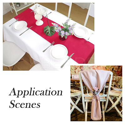 Solid Color Polyester Table Runner DIY-TAC0020-82A-1