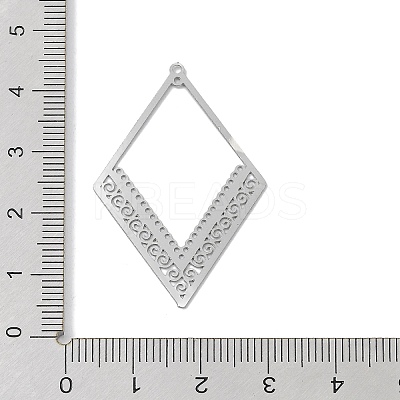 Non-Tarnish 304 Stainless Steel Pendants X-STAS-K257-29P-1