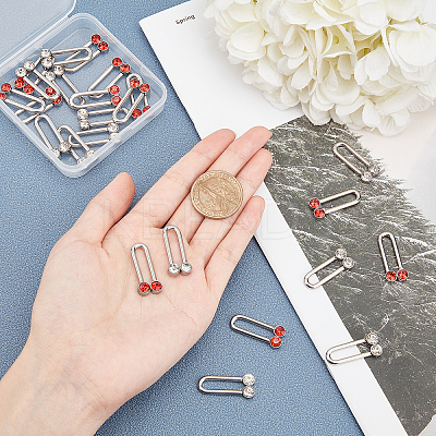 24Pcs 2 Colors 304 Stainless Steel Pendants STAS-UN0021-24P-1