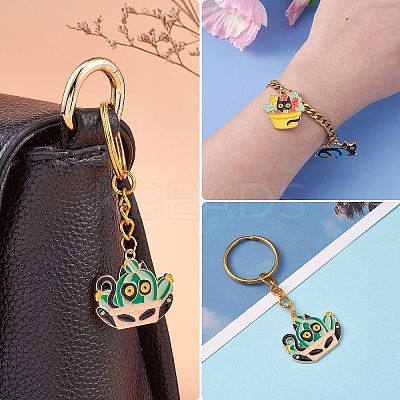 24Pcs 12 Style Alloy Enamel Pandants ENAM-SZ0004-19-1