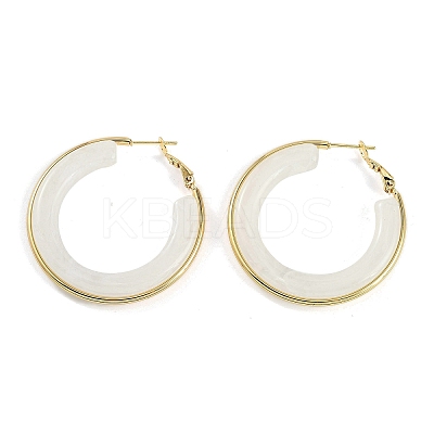 304 Stainless Steel Hoop Earrings For Women LS-EJEW-B113-02G-04-1