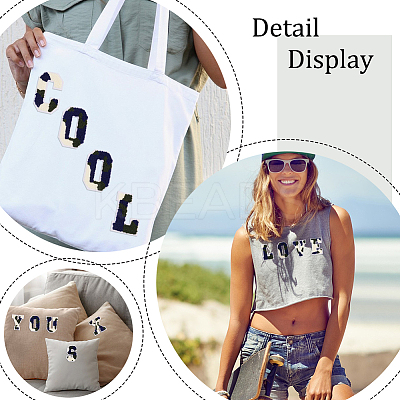 26Pcs Towel Embroidery Style Cloth Iron on/Sew on Patches DIY-GO0002-02-1