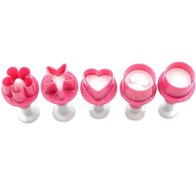 Plastic Cookie Fondant Stamper Set BAKE-PW0008-32-1