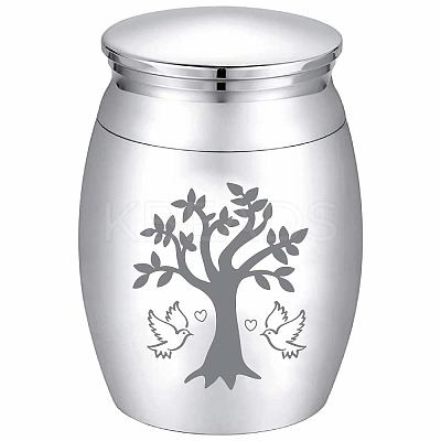 Column Alloy Cremation Urn AJEW-CN0002-08B-1