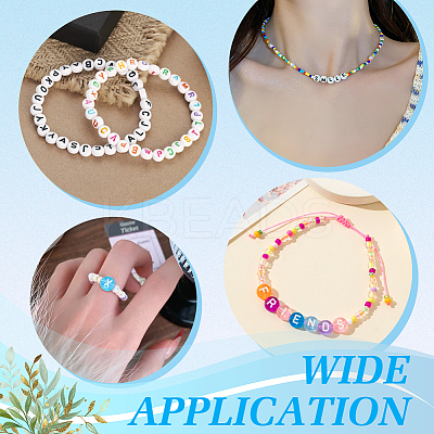 1000Pcs Transparent Acrylic Beads TACR-ME0001-08B-1