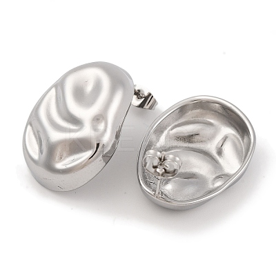 Non-Tarnish 304 Stainless Steel Stud Earrings EJEW-H013-36P-1