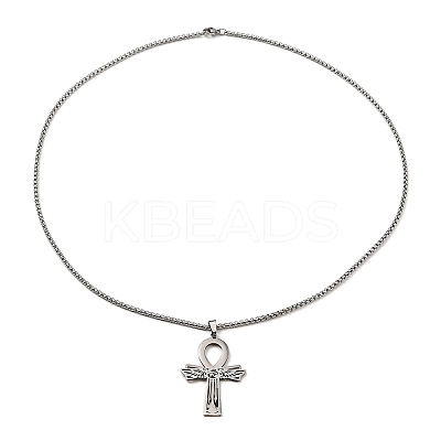 Non-Tarnish 201 Stainless Steel Pendant Necklaces LS-NJEW-M212-01A-P-1
