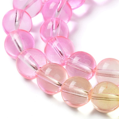 Baking Paint Transparent Glass Beads X1-DGLA-M001-10mm-05-1
