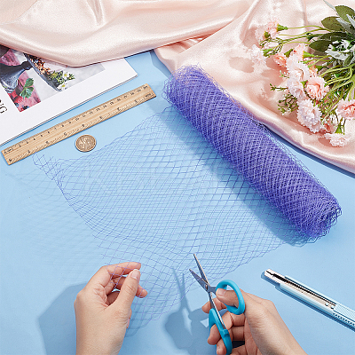 Nylon Net Mesh Fabric DIY-WH0430-479A-02-1