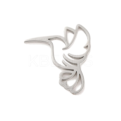 Non-Tarnish 304 Stainless Steel Open Back Bezel Pendants STAS-Z069-06P-1