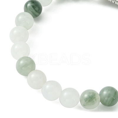 Natural Quartz Bead Stretch Bracelets BJEW-TA00400-1