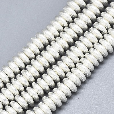 Electroplate Non-magnetic Synthetic Hematite Beads Strands G-S372-001-02S-1