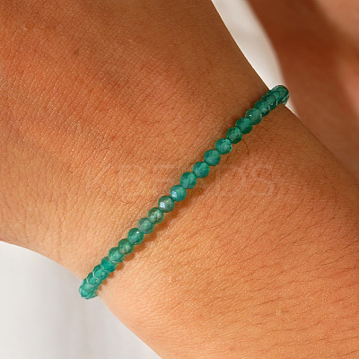 Natural Green Aventurine Beaded Bracelets for Women UZ0240-1