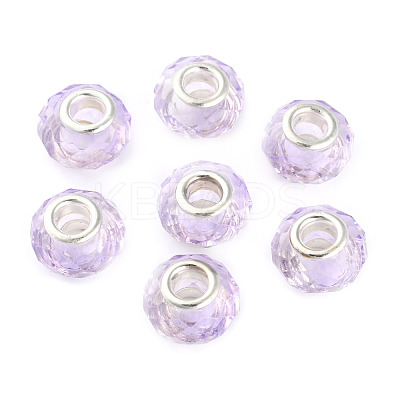 Handmade Glass European Beads GPDL25Y-31-1