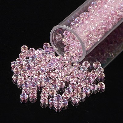 FGB 8/0 Grade A Round Glass Seed Beads SEED-N002-E-308-1