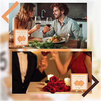 1 Set 10st Anniversary Gift For Boyfriend Girlfriend DJEW-SP0001-07A-1