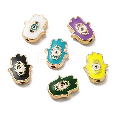 Alloy Enamel Beads PALLOY-F290-12G-1