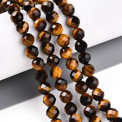 Natural Tiger Eye Beads Strands G-S345-6mm-22-1