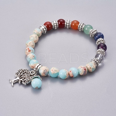Chakra Jewelry BJEW-I273-A14-1