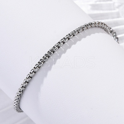 Tarnish Resistant Adjustable 304 Stainless Steel Slider Bracelets BJEW-L653-002A-P-1