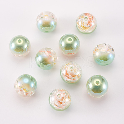 10Pcs Resin Beads PACR-TA0001-33D-1