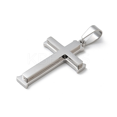304 Stainless Steel Pendants STAS-G346-15P-1