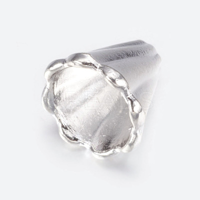 Tibetan Style Bead Caps EA10181Y-S-1