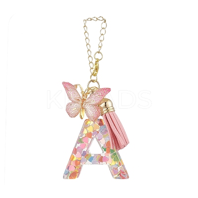 Resin Letter Cup Charms HJEW-JM02070-1
