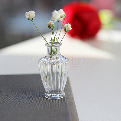 Transparent Miniature Glass Vase Bottles BOTT-PW0006-04I-1