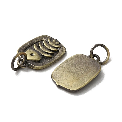Tibetan Style Rack Plating Brass Pendants KK-Q805-48AB-1