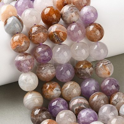 Natural Amethyst Lace Agate Beads Strands GG-CBABD99-04-12mm-1
