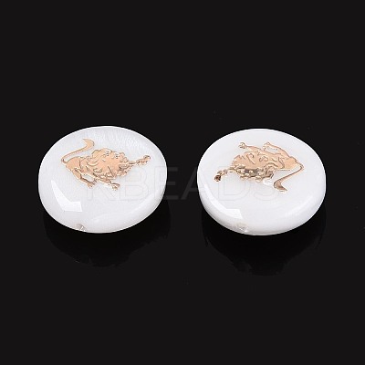 Natural Freshwater Shell Beads SHEL-N037-02B-G-1