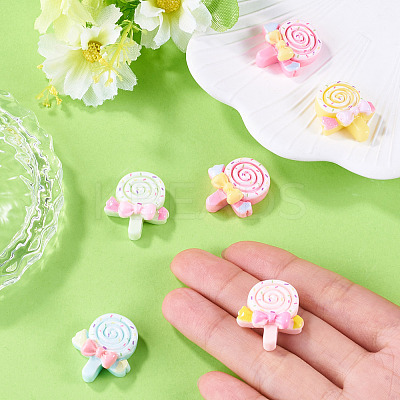 Opaque Resin Cabochons RESI-TAC0018-52-1