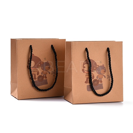 Rectangle Kraft Paper Bags CARB-F008-04G-1