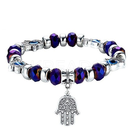 Devil's Eye Bracelet Fatima Palm Bracelet Alloy Eye Men's and Women's Handwear ZU5042-7-1