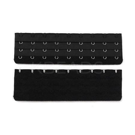 Polyester Women's 3 Rows x 9 Hooks Longline Corset Bra Extender FIND-WH0146-20B-02-1