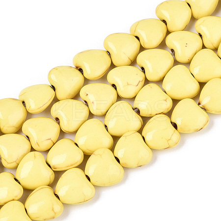 Synthetic Turquoise Beads Strands G-N352-05A-1