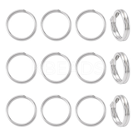925 Sterling Silver Split Jump Rings STER-TA0001-48C-1