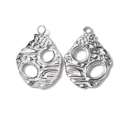 Non-Tarnish 304 Stainless Steel Pendants STAS-C066-11P-1