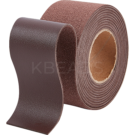 2M PVC Imitation Leather Ribbons SRIB-WH0011-125C-05-1