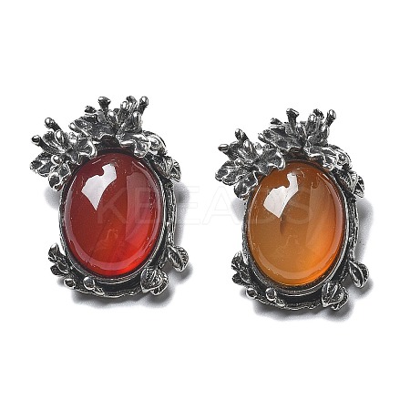 Natural Carnelian(Dyed & Heated) Pendants G-H083-01AS-07-1