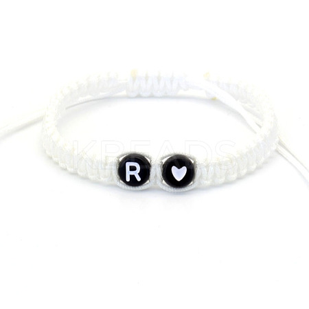 Resin Beads Braided Bead Bracelets FS-WG7326D-18-1