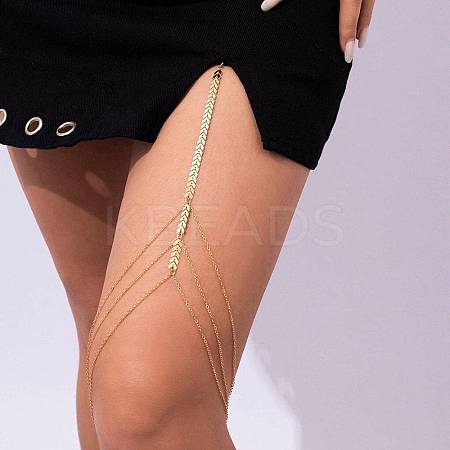 Shell Shape Tassel Alloy Thigh Chain WG1C085-09-1