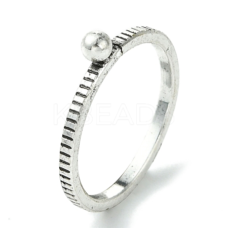 Round Alloy Finger Rings RJEW-K275-18AS-1