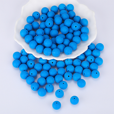 Round Silicone Focal Beads LS-SI-JX0046A-26-1