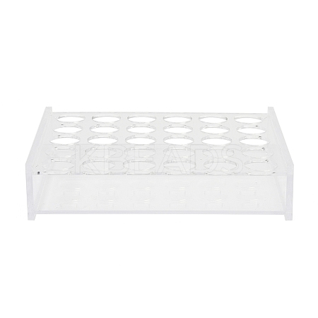 (Defective Closeout Sale: Damaged Corners) Acrylic Multi-Use Colorimetrical Cylinder Tube Display Racks AJEW-XCP0003-05-1