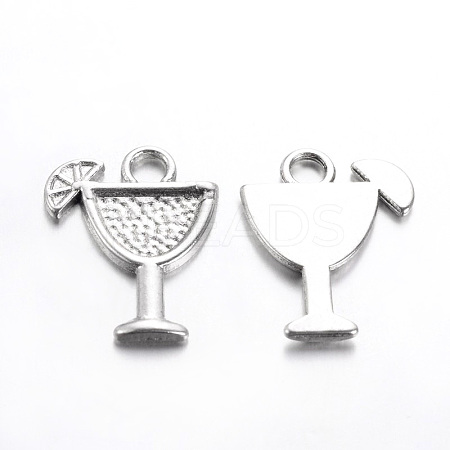 Tibetan Style Alloy Cocktail Pendants TIBEB-A14275-AS-FF-1