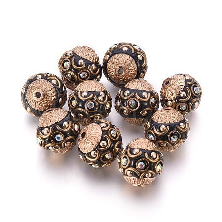 Handmade Indonesia Beads IPDL-F029-02G-1
